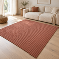 CloudNest terracotta mat design visualisation in a living room